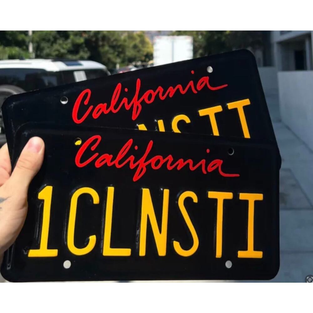 vinyl California Plate Wrap DIY Kit (DIFRENT COLORS AVALIABLE )